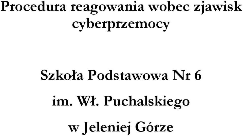 Szkoła Podstawowa Nr 6 im.