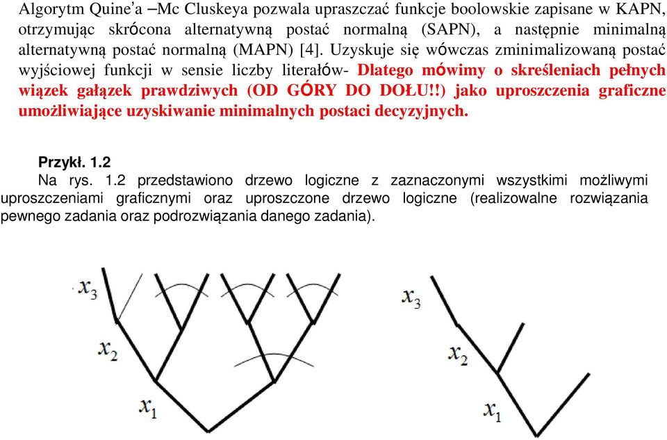 wiązek gałązek prawdziwych (OD GÓRY DO DOŁU!