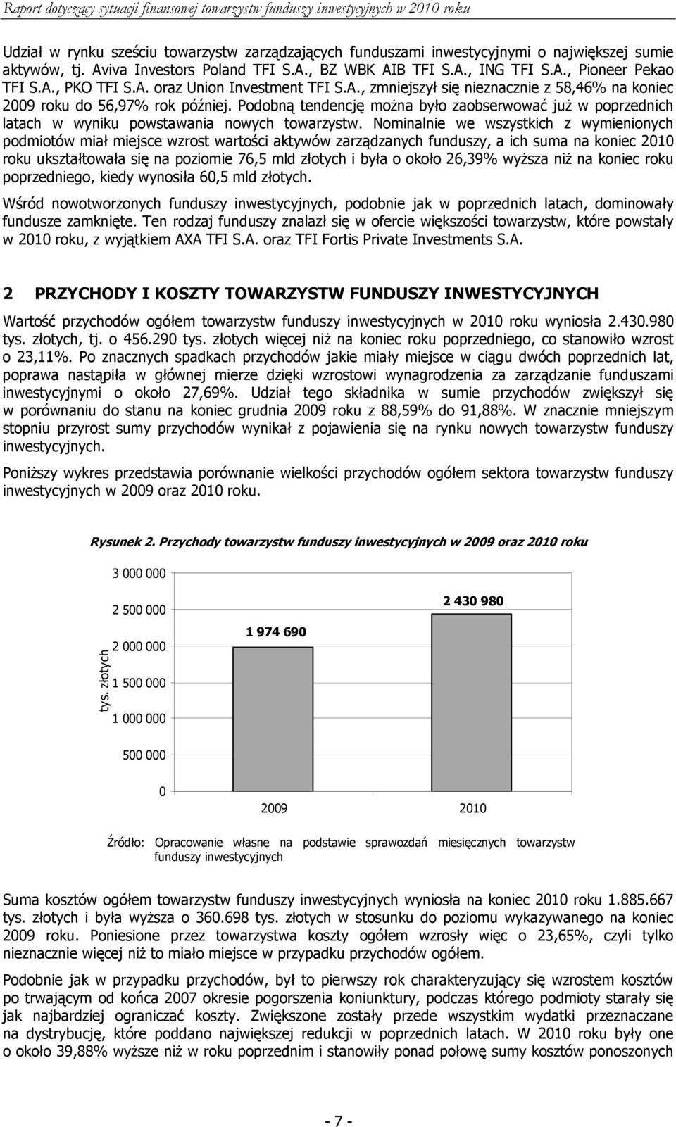 Podobną tendencję można było zaobserwować już w poprzednich latach w wyniku powstawania nowych towarzystw.