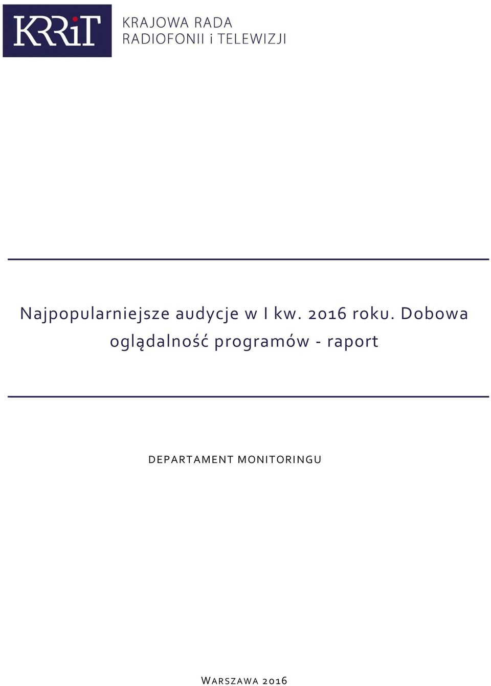 Dobowa oglądalność programów -