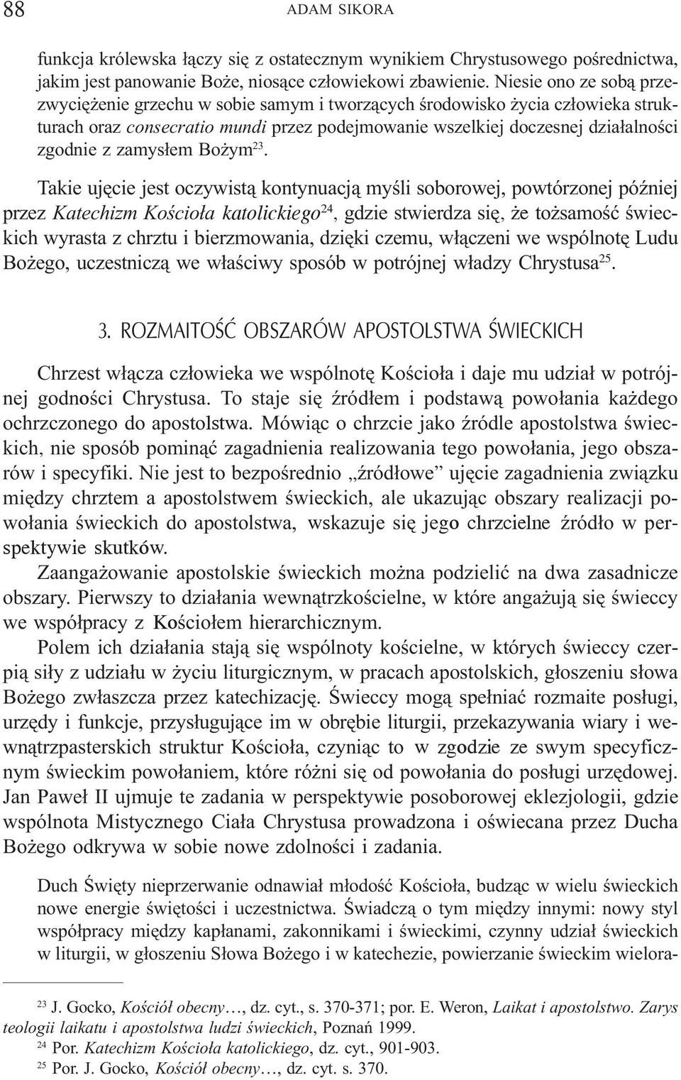 zamys³em Bo ym 23.