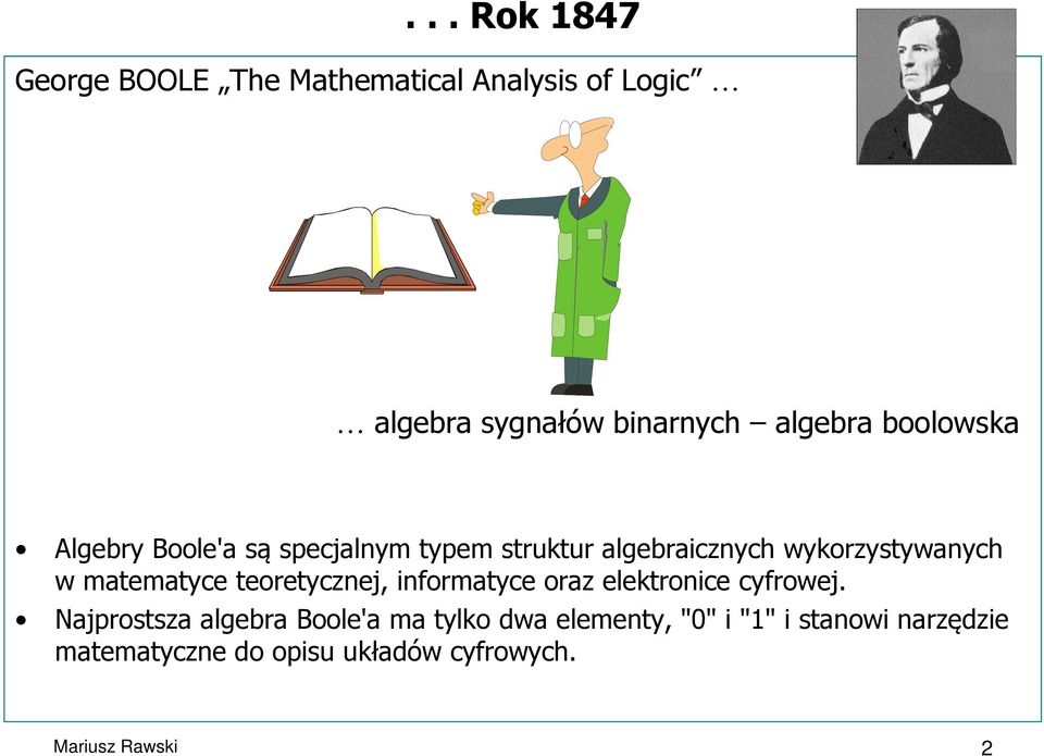 wykorzystywanych w matematyce teoretycznej, informatyce oraz elektronice cyfrowej.