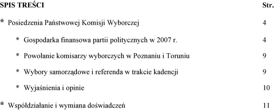 partii politycznych w 2007 r.