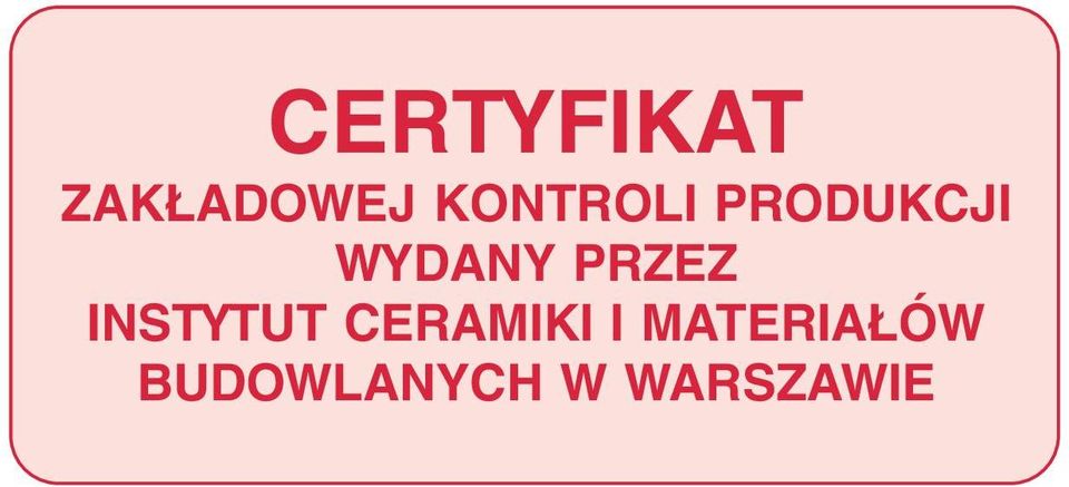 PRZEZ INSTYTUT CERAMIKI I