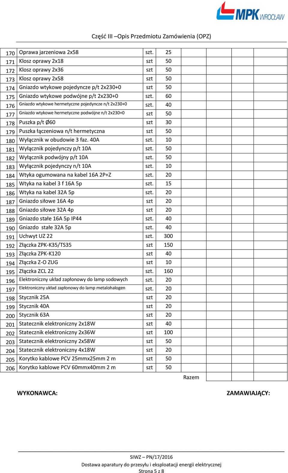 60 176 Gniazdo wtykowe hermetyczne pojedyncze n/t 2x230+0 szt.