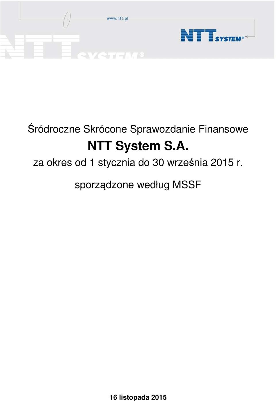 za okres od 1 stycznia do 30