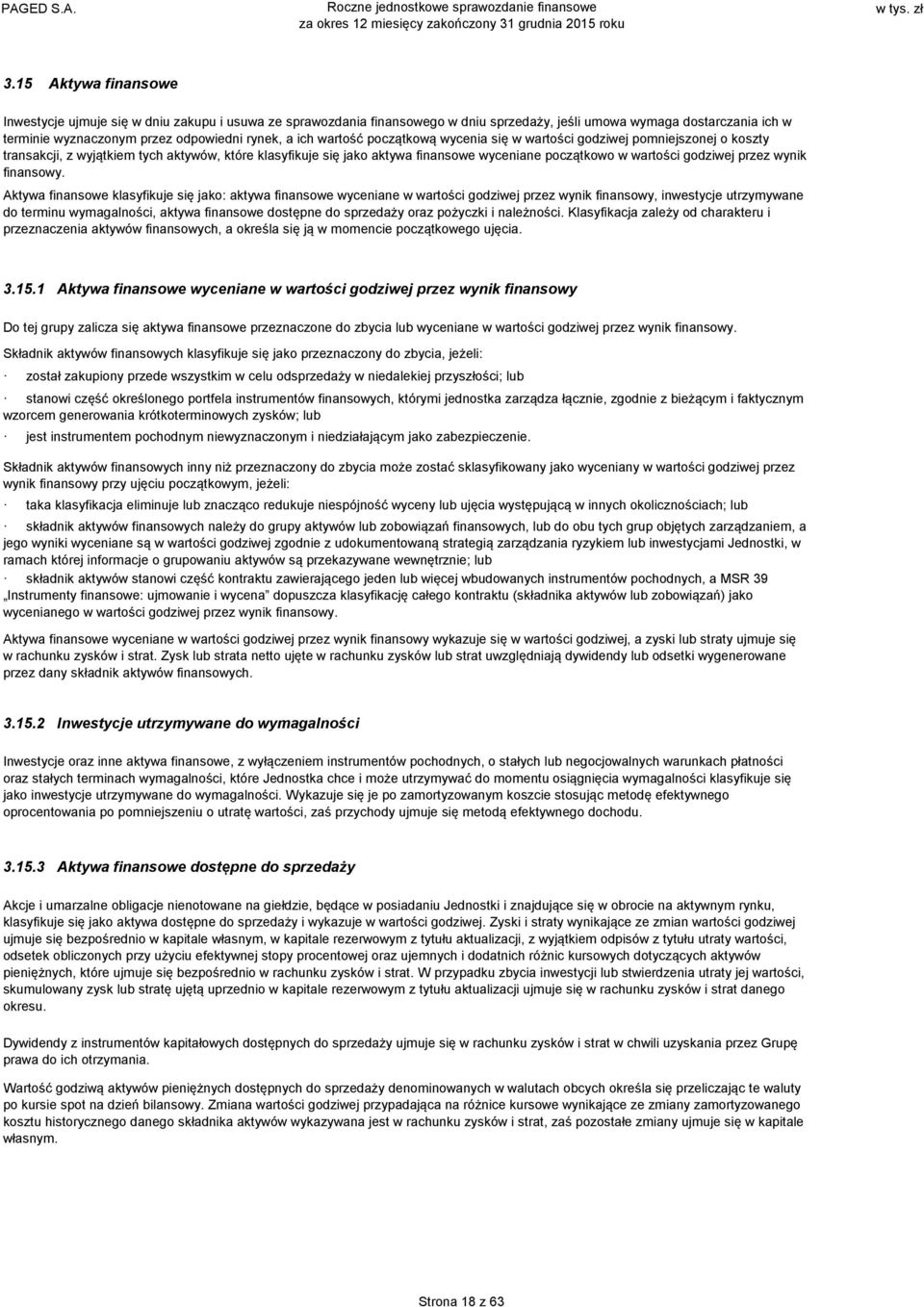godziwej przez wynik finansowy.