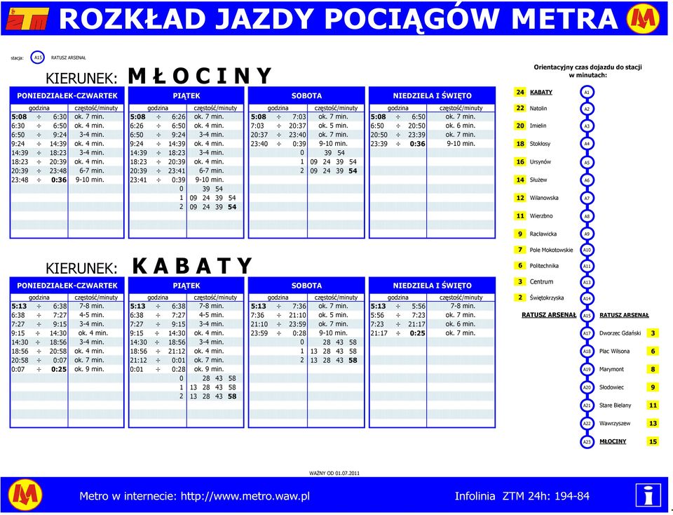 min 8:23 2:39 ok 4 min 9 24 39 54 6 Ursynów 2:39 23:48 6-7 min 2:39 23:4 6-7 min 2 9 24 39 54 23:48 :36 9- min 23:4 :39 9- min 4 Służew 39 54 9 24 39 54 2 Wilanowska 2 9 24 39 54 Wierzbno 9