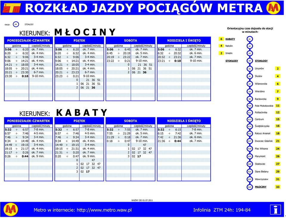 2:2 ok 4 min 6 2 36 5 Ursynów 2 2:2 23:3 6-7 min 2:2 23:23 6-7 min 2 6 2 36 23:3 :8 9- min 23:23 :2 9- min Służew 4 2 36 5 6 2 36 5 Wilanowska 6 2 6 2 36 Wierzbno 7 - ok godz 7:8 przyjazd pociagu z