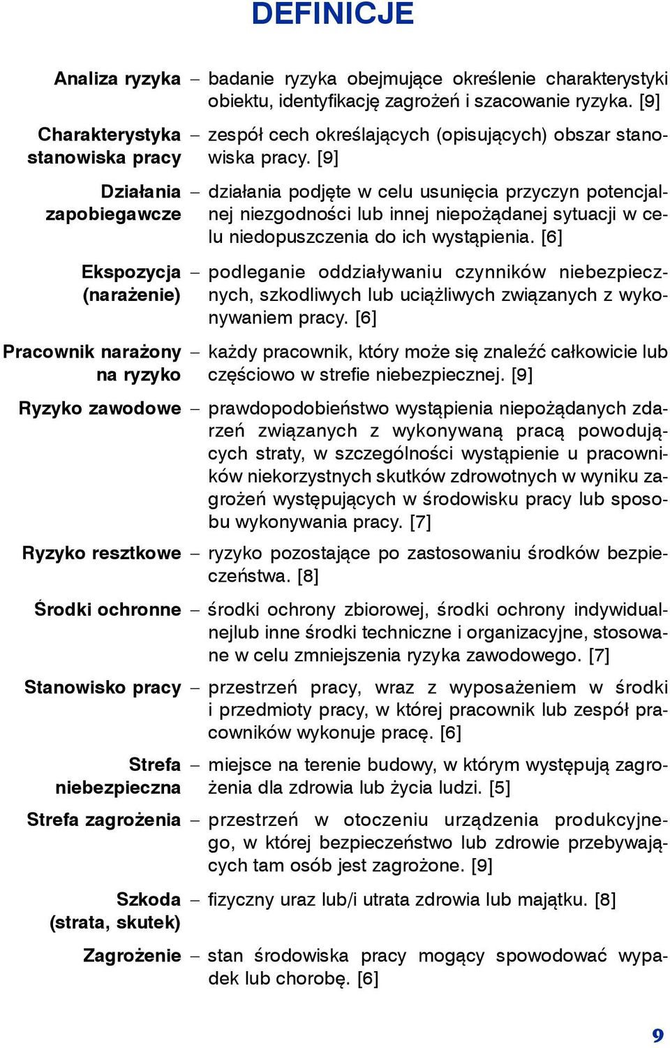 stanowiska pracy [9] Działania działania podjęte w celu usunięcia przyczyn potencjalnej niezgodności lub innej niepożądanej sytuacji w ce- zapobiegawcze lu niedopuszczenia do ich wystąpienia.