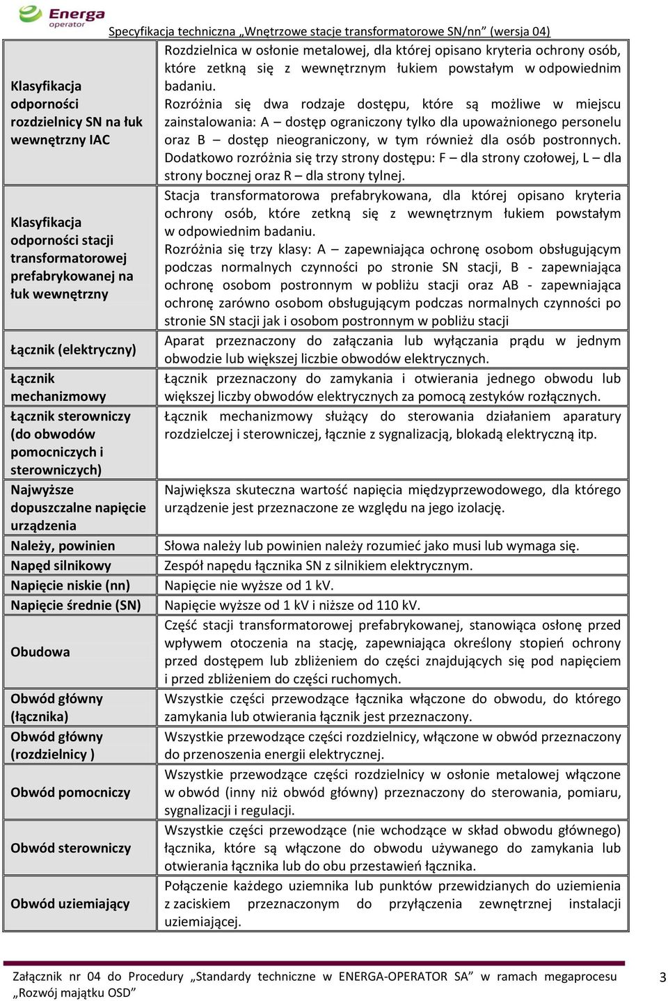 nieograniczony, w tym również dla osób postronnych. Dodatkowo rozróżnia się trzy strony dostępu: F dla strony czołowej, L dla strony bocznej oraz R dla strony tylnej.