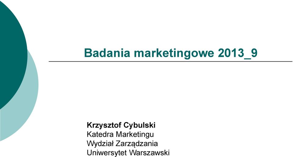 Katedra Marketingu Wydział