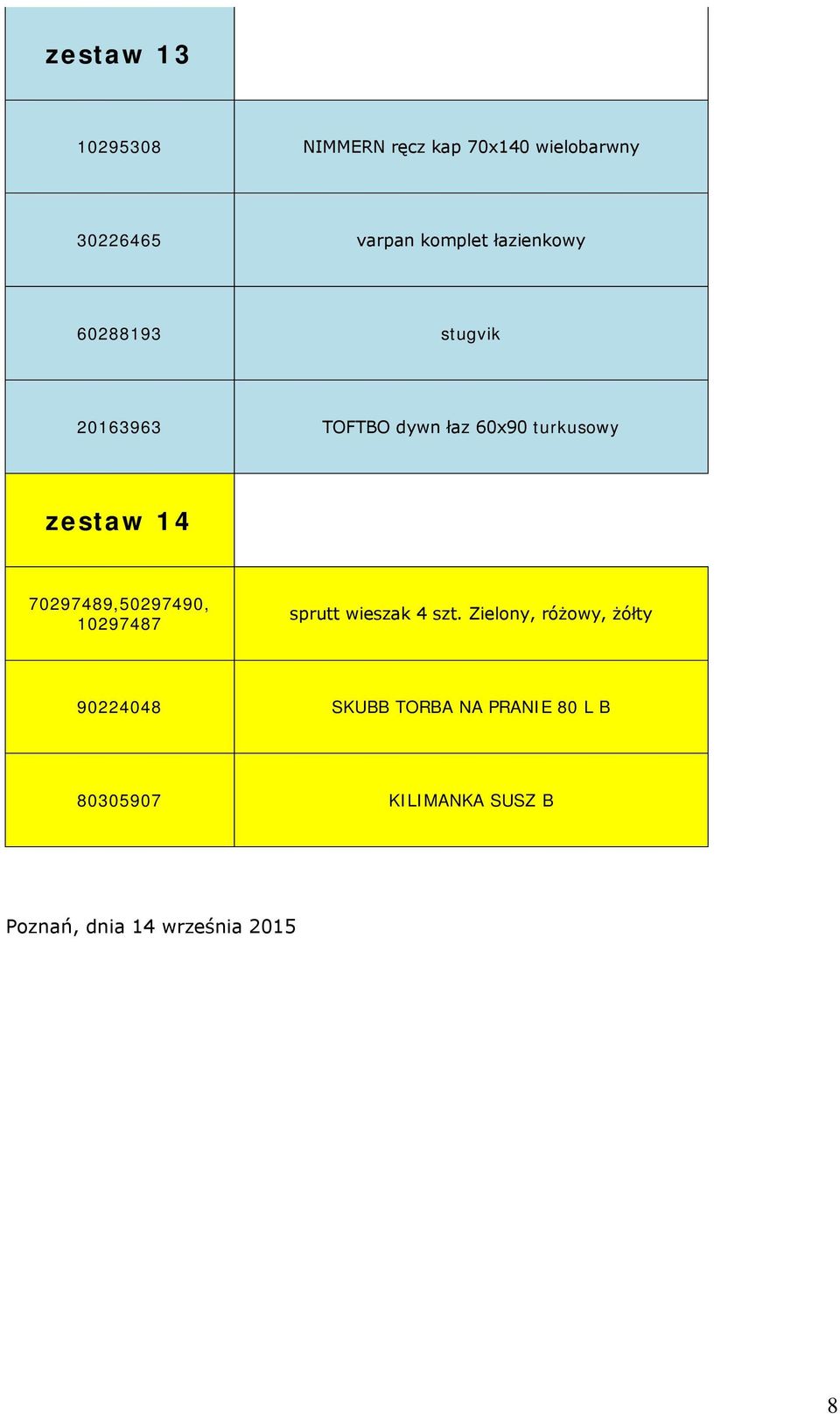 70297489,50297490, 10297487 sprutt wieszak 4 szt.