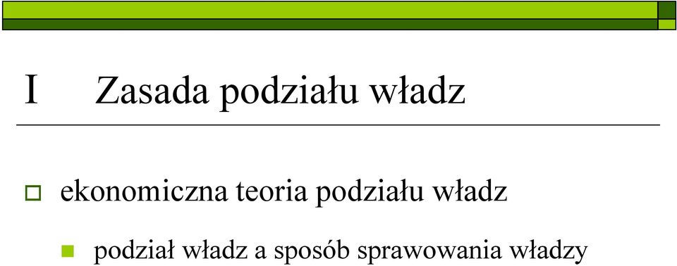 podziału władz podział