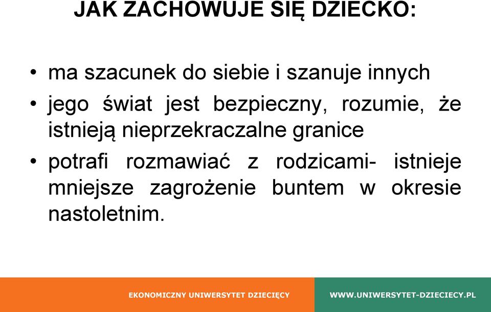 istnieją nieprzekraczalne granice potrafi rozmawiać z