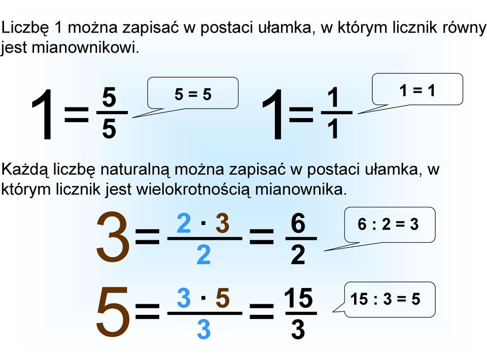 Każdą liczbę naturalną można zapisać w postaci