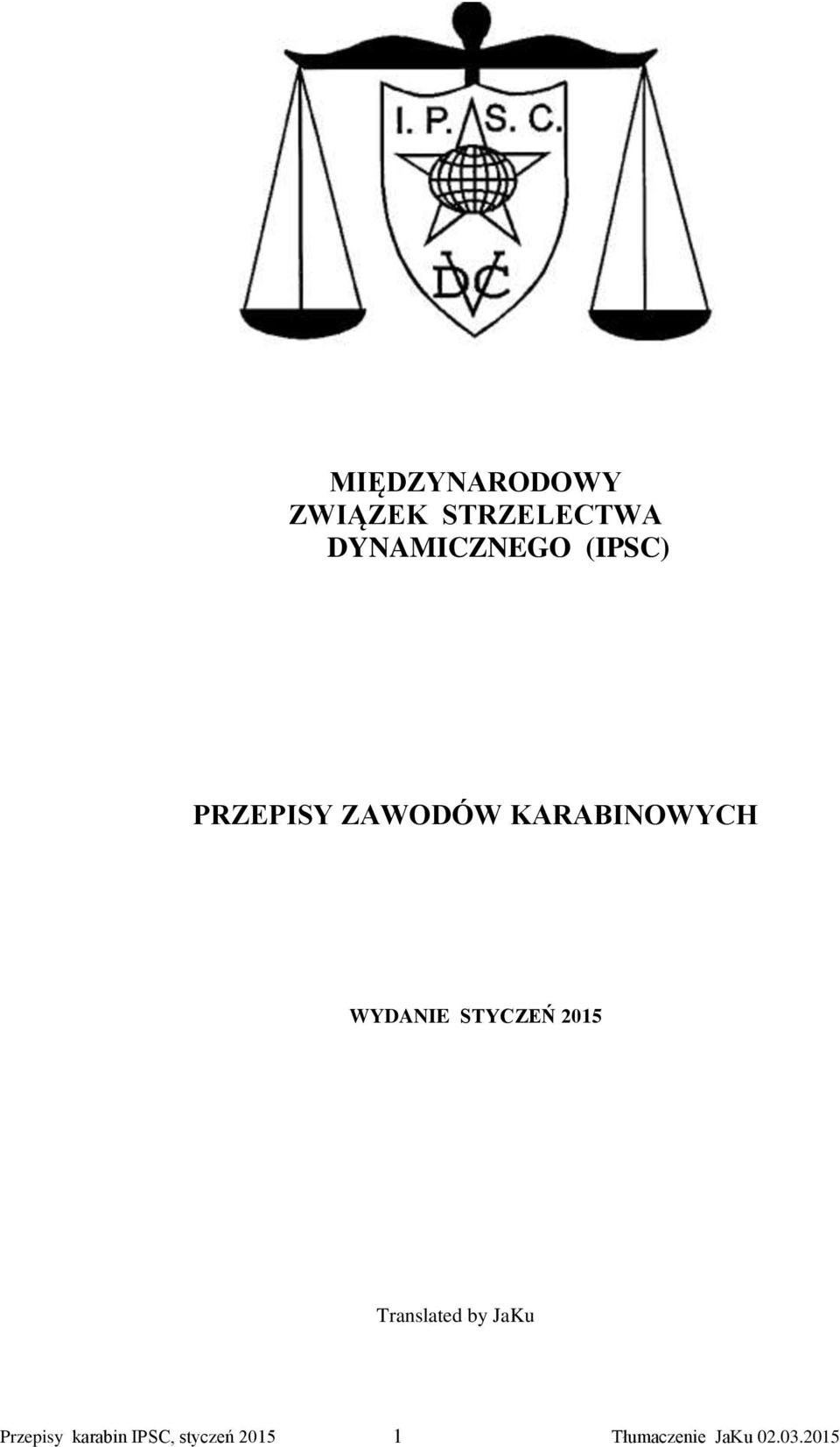 STYCZEŃ 2015 Translated by JaKu Przepisy