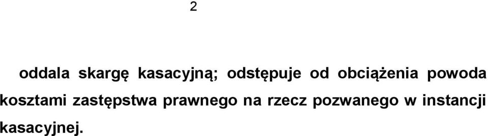 kosztami zastępstwa prawnego na