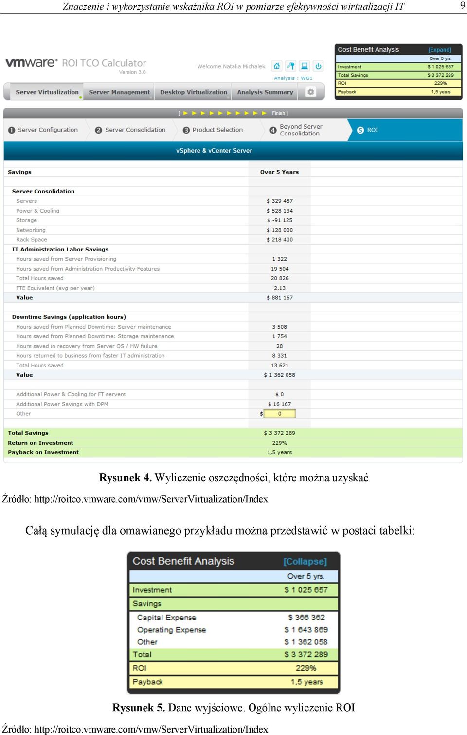 com/vmw/servervirtualization/index Całą symulację dla omawianego przykładu można przedstawić w