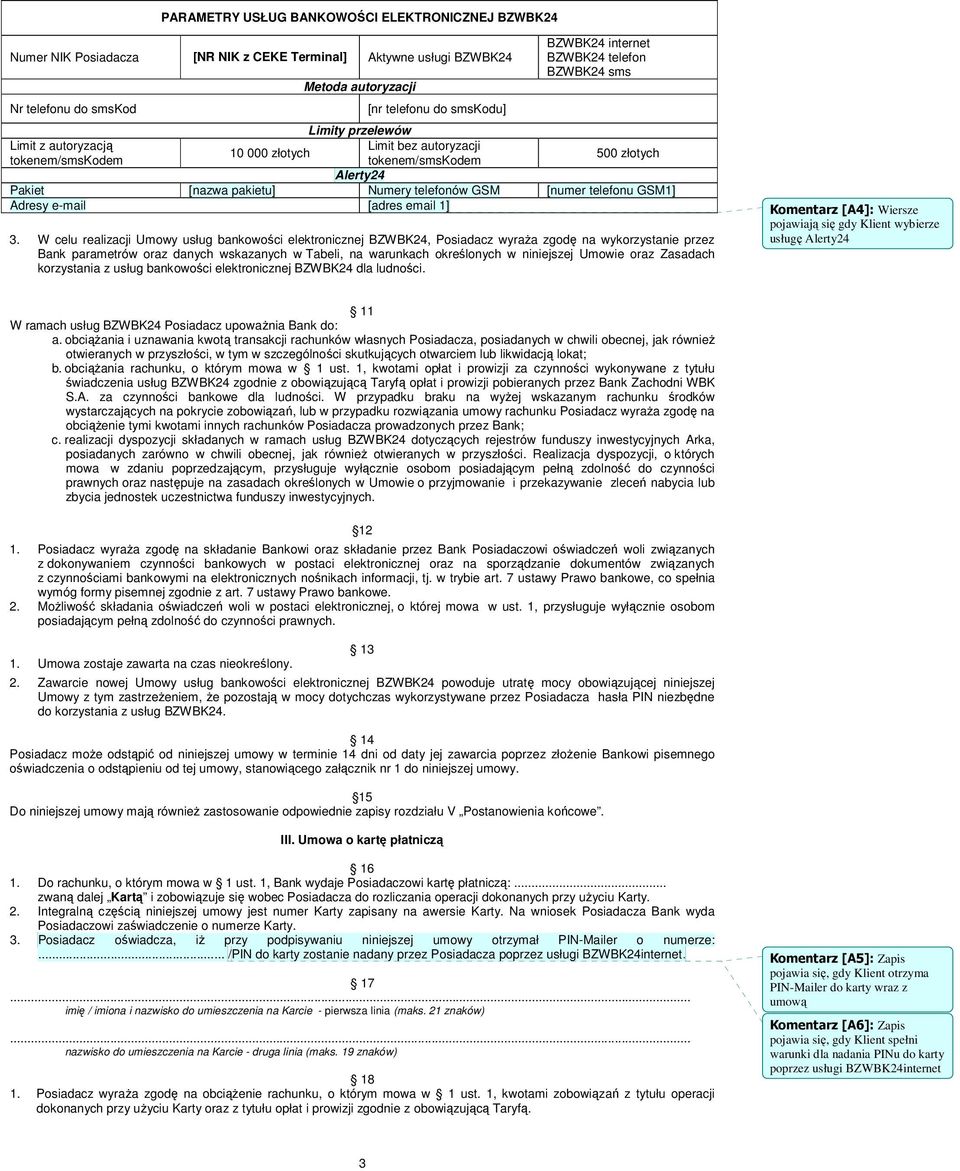 telefonów GSM [numer telefonu GSM1] Adresy e-mail [adres email 1] 3.