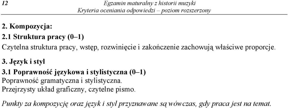 właściwe proporcje. 3. Język i styl 3.