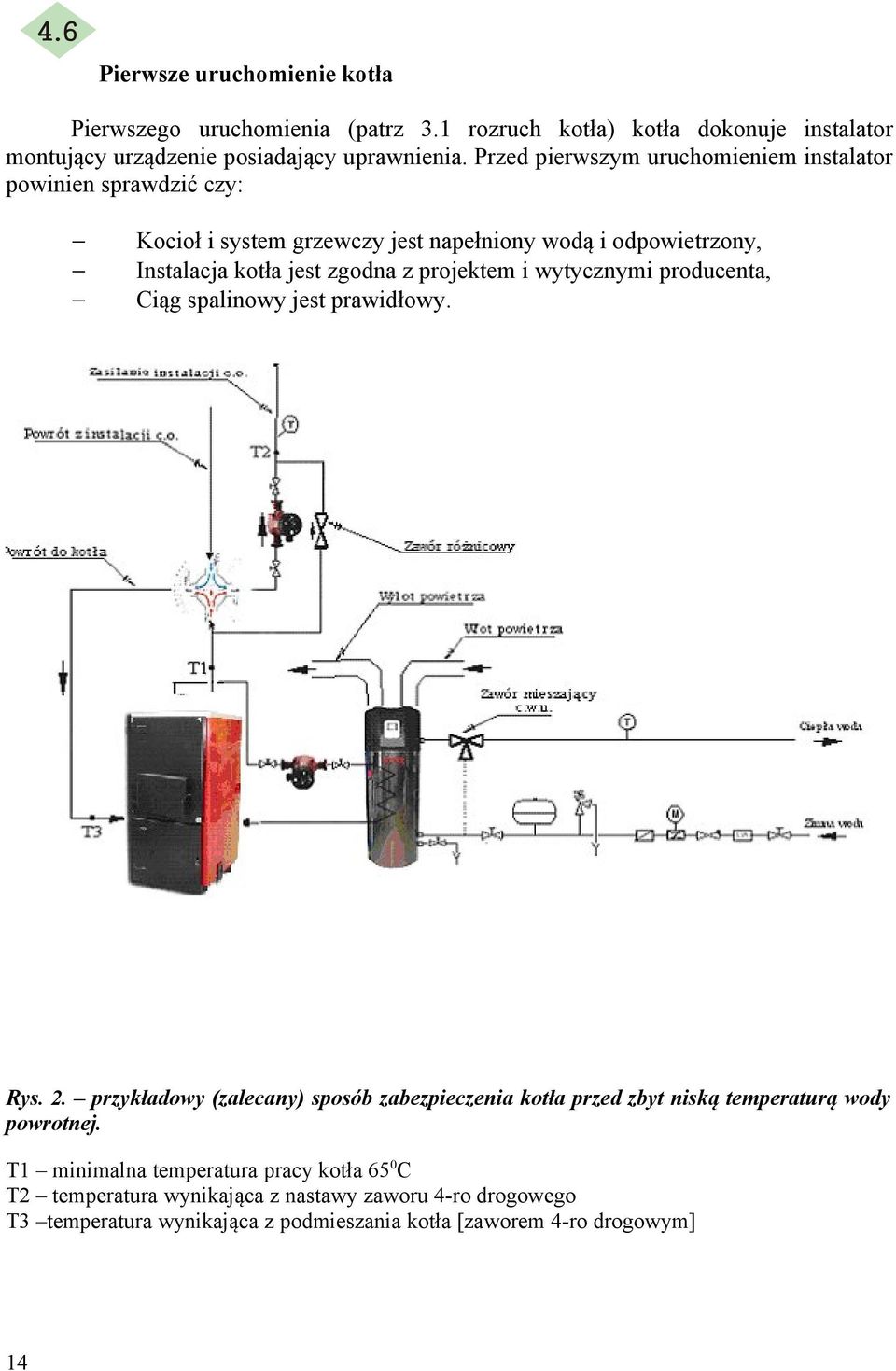 projektem i wytycznymi producenta, Ciąg spalinowy jest prawidłowy. Rys. 2.