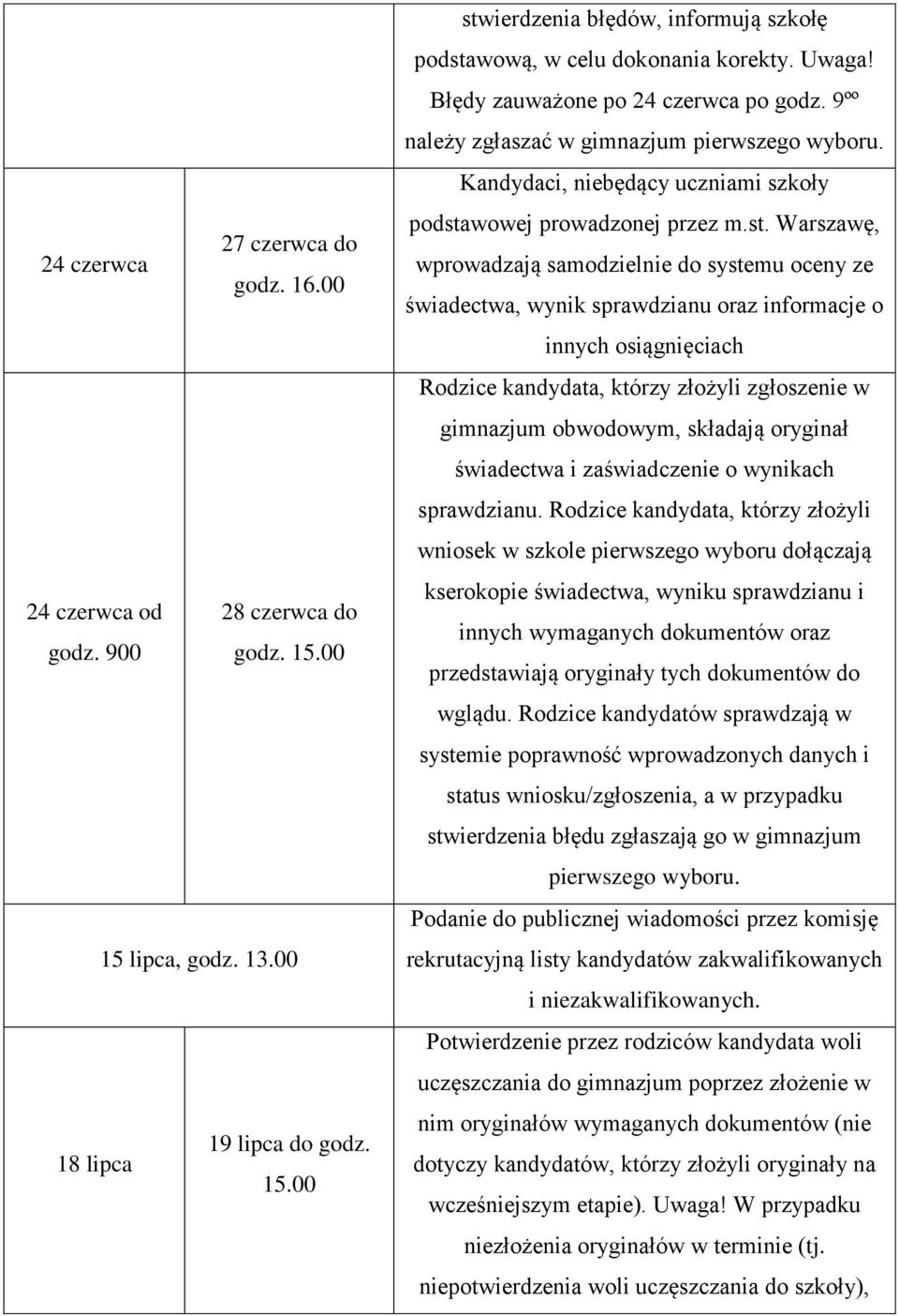 wowej prowadzonej przez m.st.