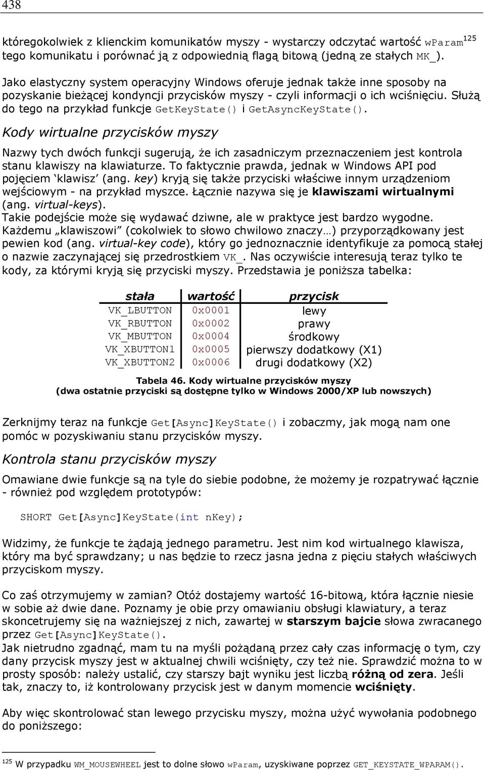 Służą do tego na przykład funkcje GetKeyState() i GetAsyncKeyState().