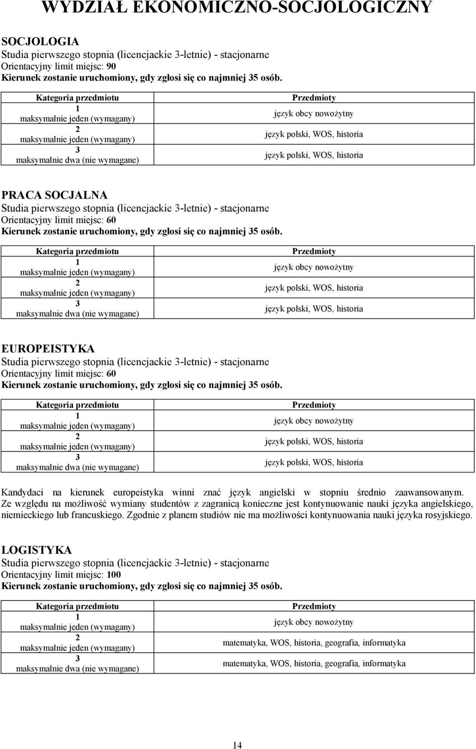 zgłosi się co najmniej 5 osób.