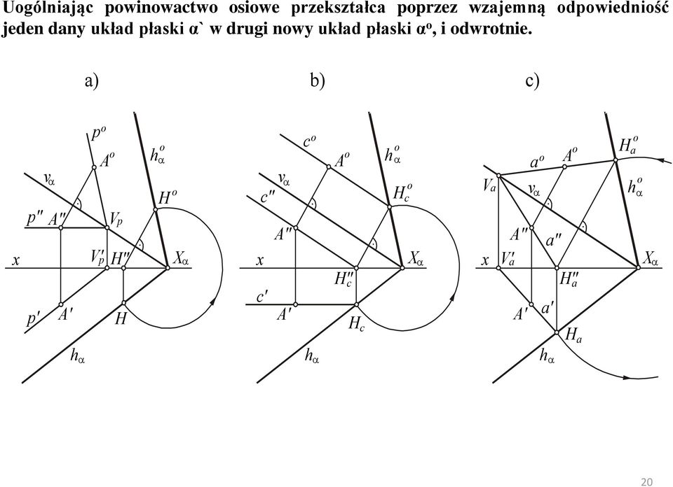 a) b) c) po A o h o c o A o h o A o H o a a o v v Va v h o H o c" H o c p"