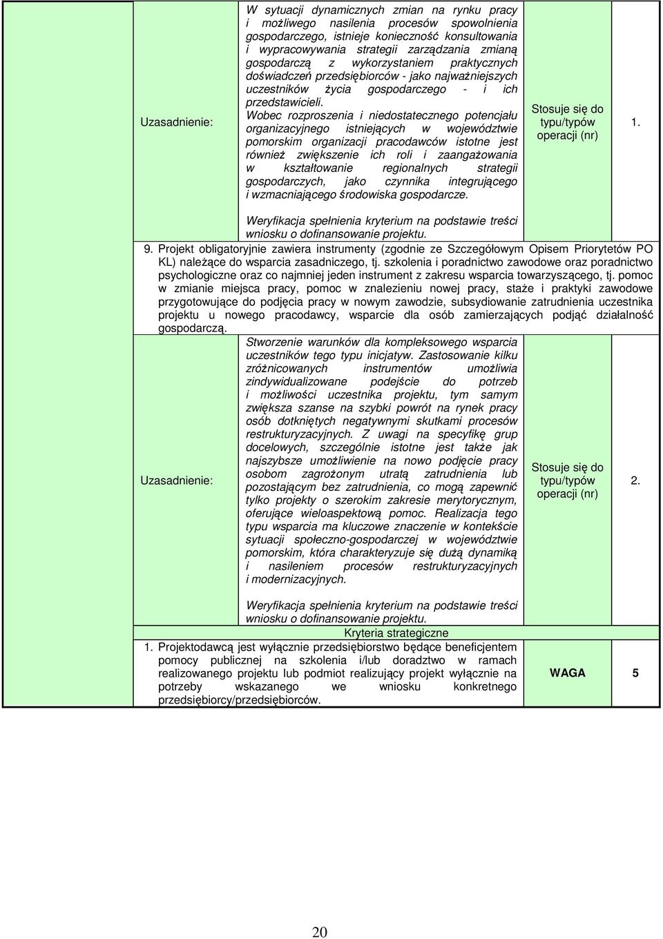 Wobec rozproszenia i niedostatecznego potencjału organizacyjnego istniejących w województwie pomorskim organizacji pracodawców istotne jest równieŝ zwiększenie ich roli i zaangaŝowania w