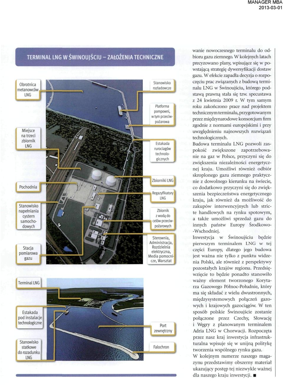 jfxr&: w oztadowcze Platforma pompowni, w tym przeciw pożarowa Estakada urociagów technolo gicznych Zbiorniki Regazyfikatory I Zbiornik z wodą do celów przeciwpożarowych Sterownia, Administracja