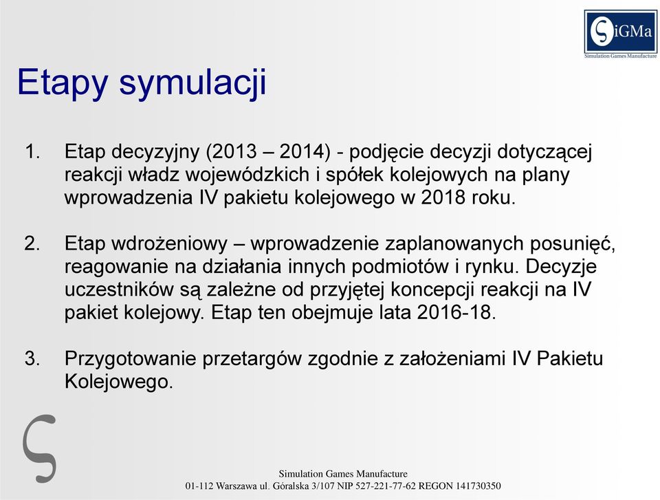 wprowadzenia IV pakietu kolejowego w 20