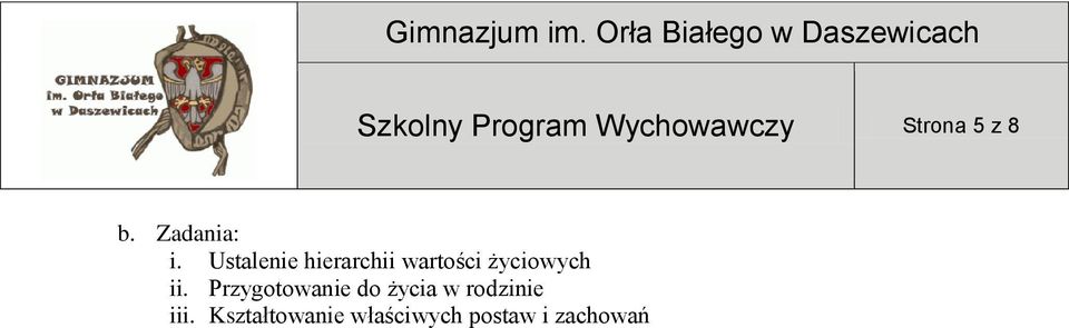 Przygotowanie do życia w rodzinie iii.