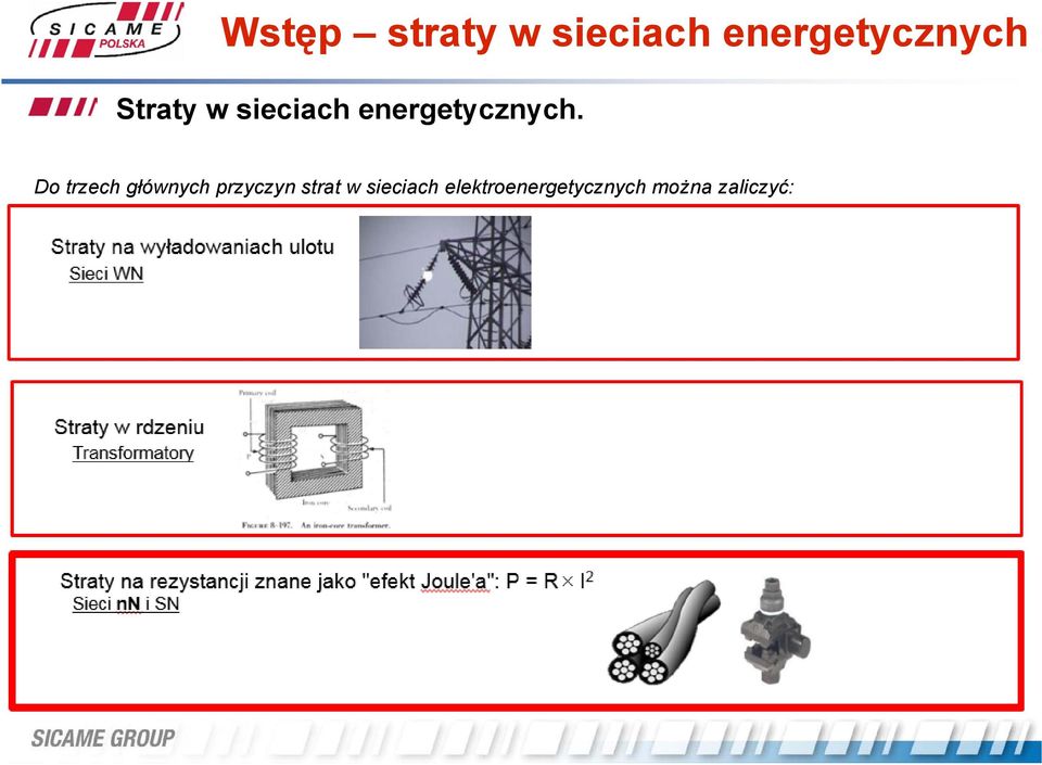 Do trzech głównych przyczyn strat w