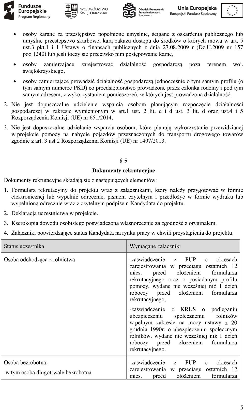 1240) lub jeśli toczy się przeciwko nim postępowanie karne, osoby zamierzające zarejestrować działalność gospodarczą poza terenem woj.