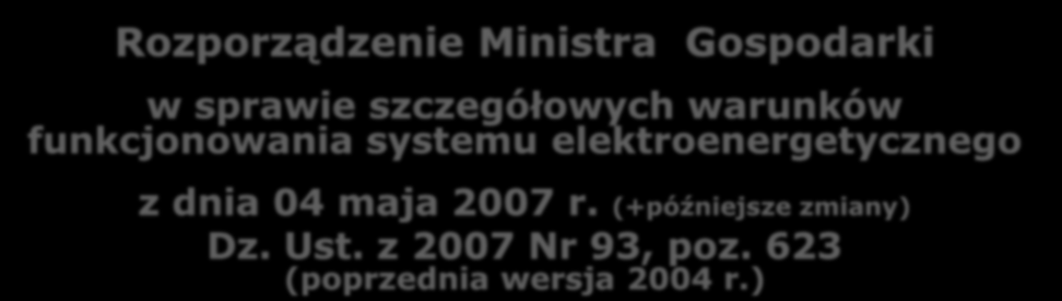 PN-EN 50160:2010/AC:2011 w języku angielskim Parametry napięcia zasilającego w publicznych sieciach elektroenergetycznych (poprzednia wersja 2008 r. w języku angielskim poprzednia wersja 2005 r.