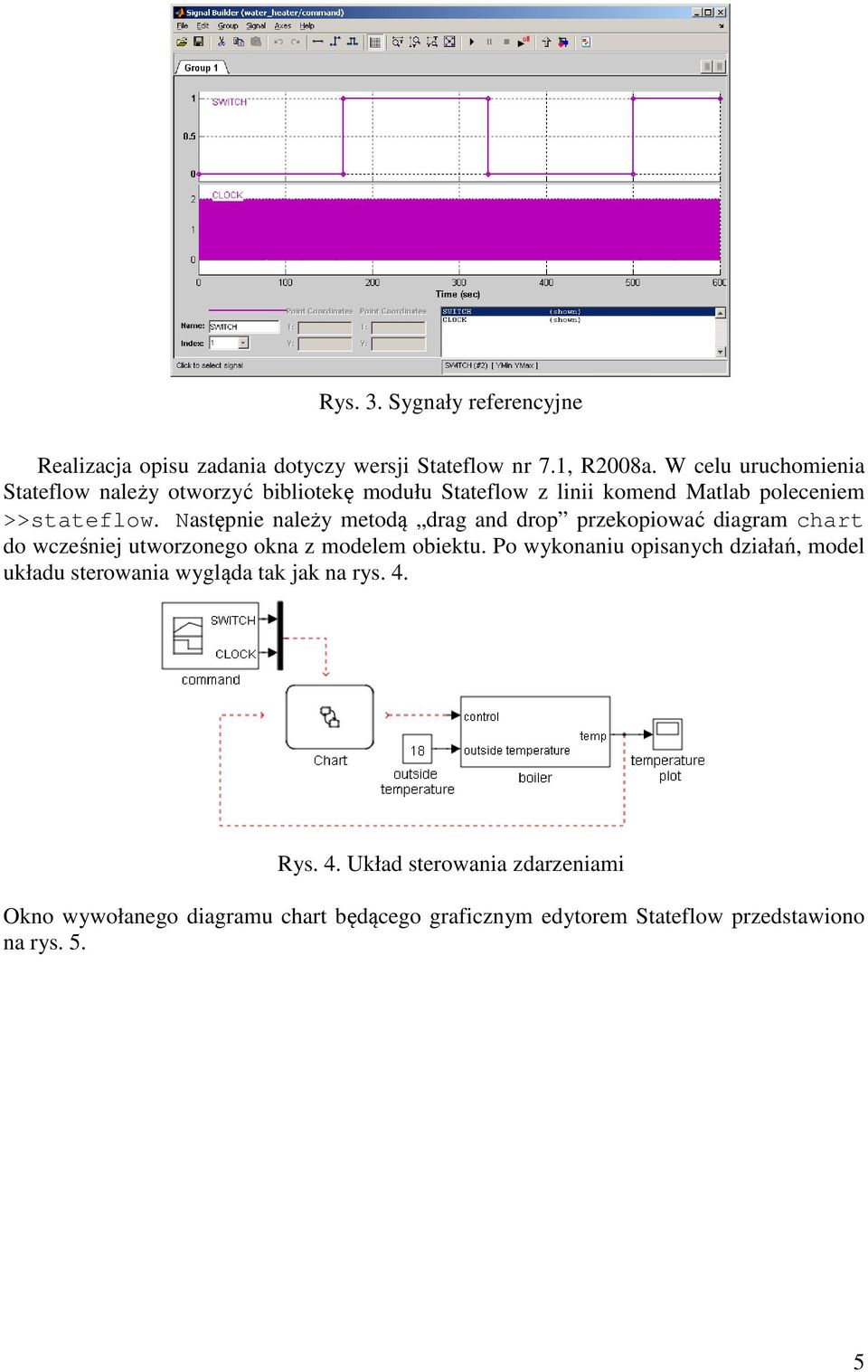 Następnie należy metodą drag and drop przekopiować diagram chart do wcześniej utworzonego okna z modelem obiektu.