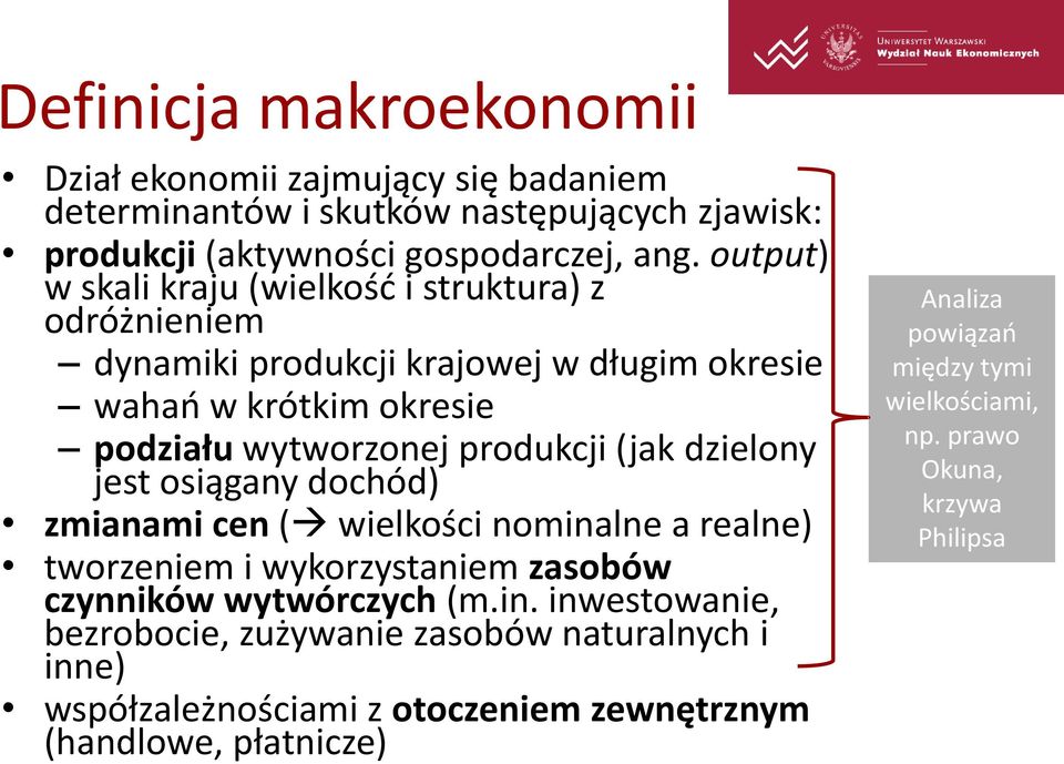 dzielony jest osiągany dochód) zmianami cen ( wielkości nomina