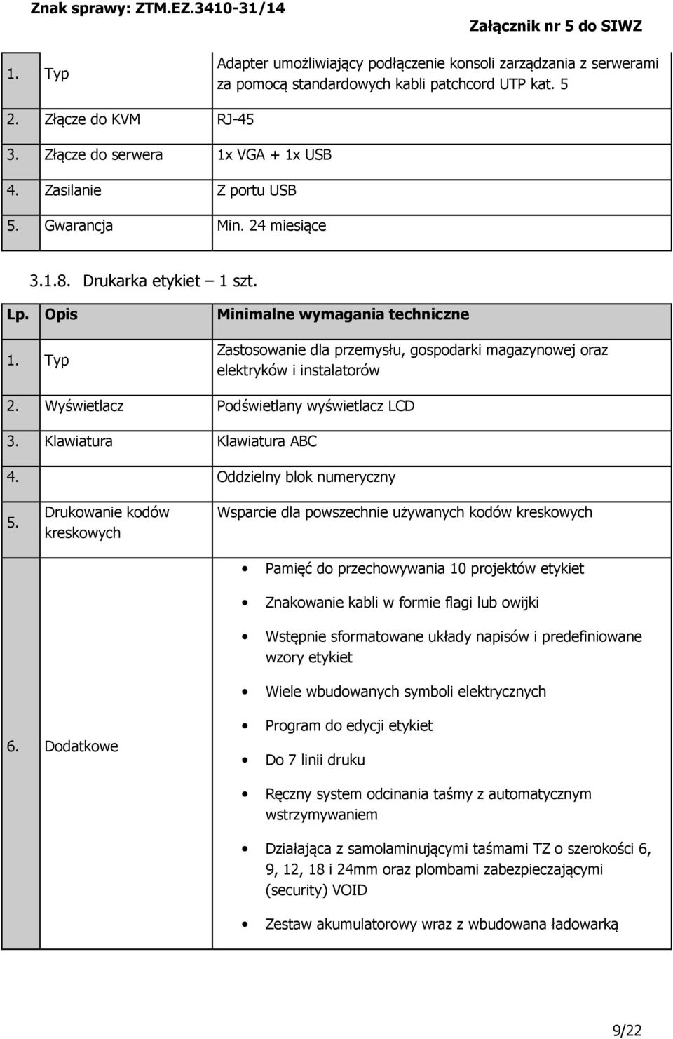 Wyświetlacz Podświetlany wyświetlacz LCD 3. Klawiatura Klawiatura ABC 4. Oddzielny blok numeryczny 5.