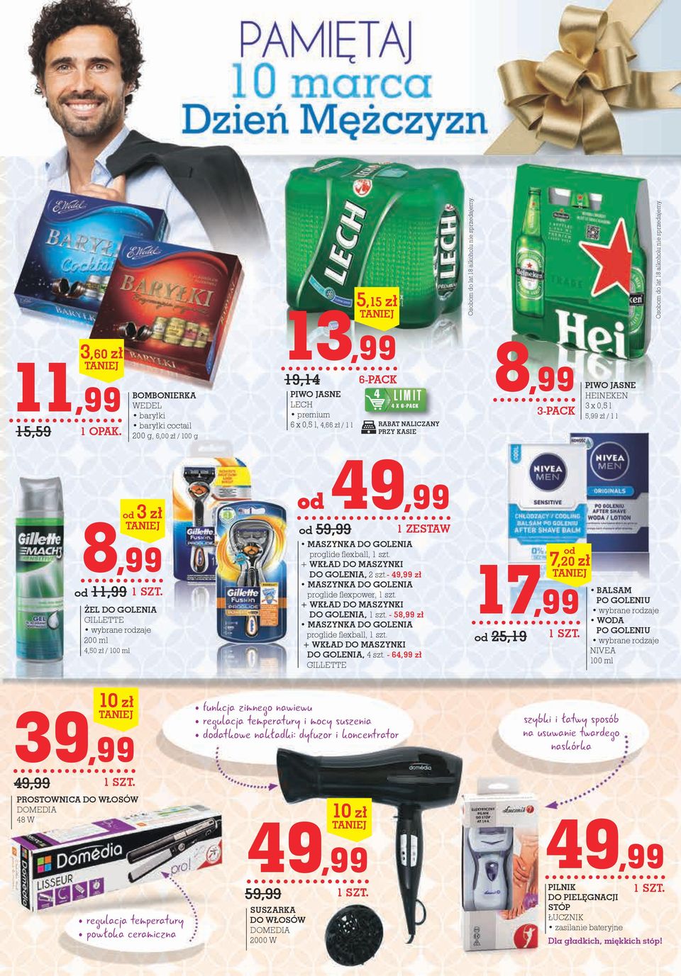 8,99 od 11,99 od 3 zł ŻEL Do GoLENIA GILLETTE 200 ml 4,50 zł / 100 ml od 49,99 1 ZESTAW od 59,99 MASZYNKA DO GOLENIA proglide flexball, 1 szt. + WKŁAD Do MASZYNKI DO GOLENIA, 2 szt.