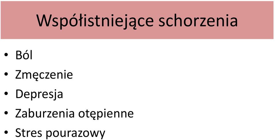 Zmęczenie Depresja