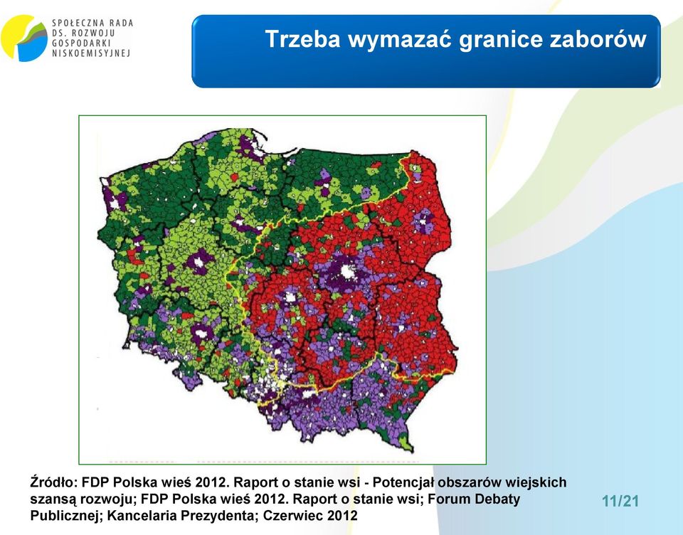 rozwoju; FDP Polska wieś 2012.