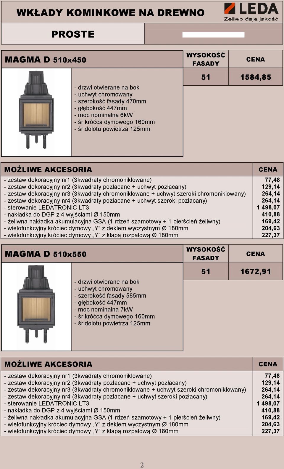 chromoniklowane + uchwyt szeroki chromoniklowany) - zestaw dekoracyjny nr4 (3kwadraty pozłacane + uchwyt szeroki pozłacany) LT3 - nakładka do DGP z 4 wyjściami Ø 150mm 77,48 129,14 264,14 264,14