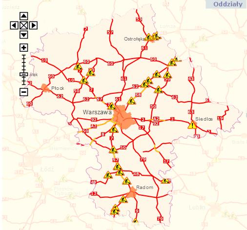 µg/m 3 ] na automatycznych stacjach WIOŚ w