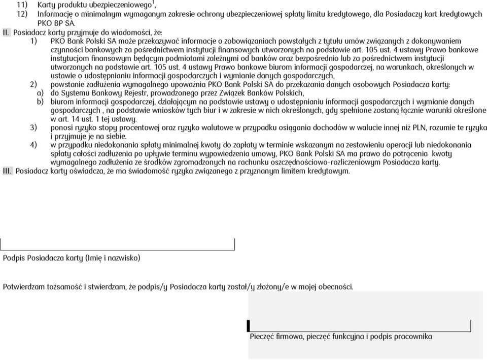 instytucji finansowych utworzonych na podstawie art. 105 ust.