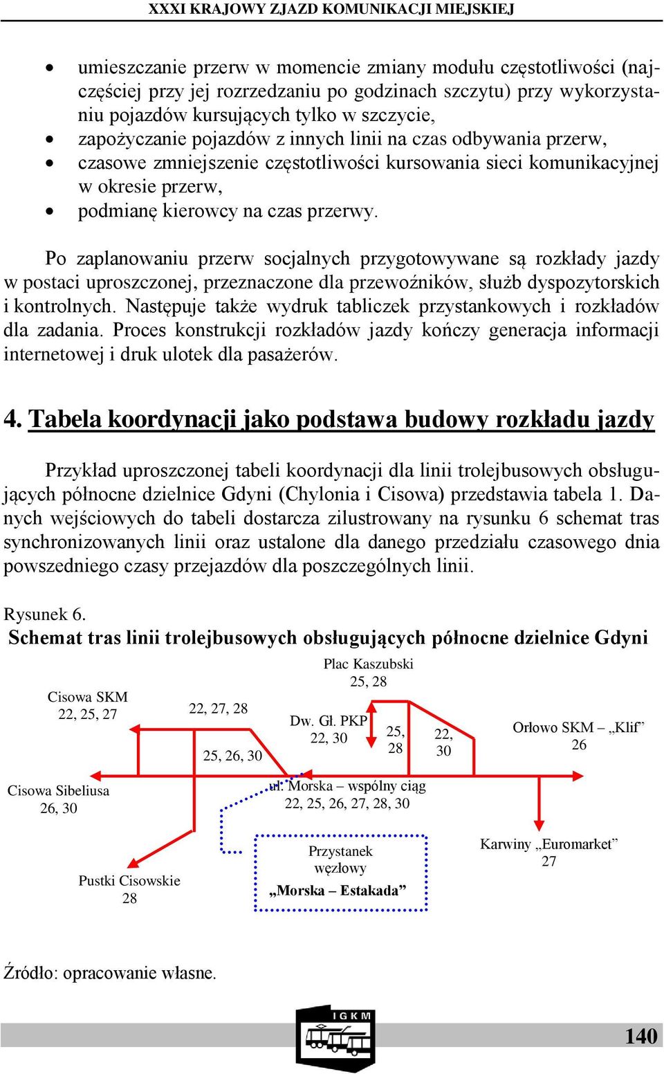 Po zaplanowaniu przerw socjalnych przygotowywane są rozkłady jazdy w postaci uproszczonej, przeznaczone dla przewoźników, służb dyspozytorskich i kontrolnych.