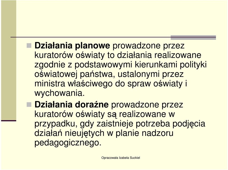 spraw oświaty i wychowania.