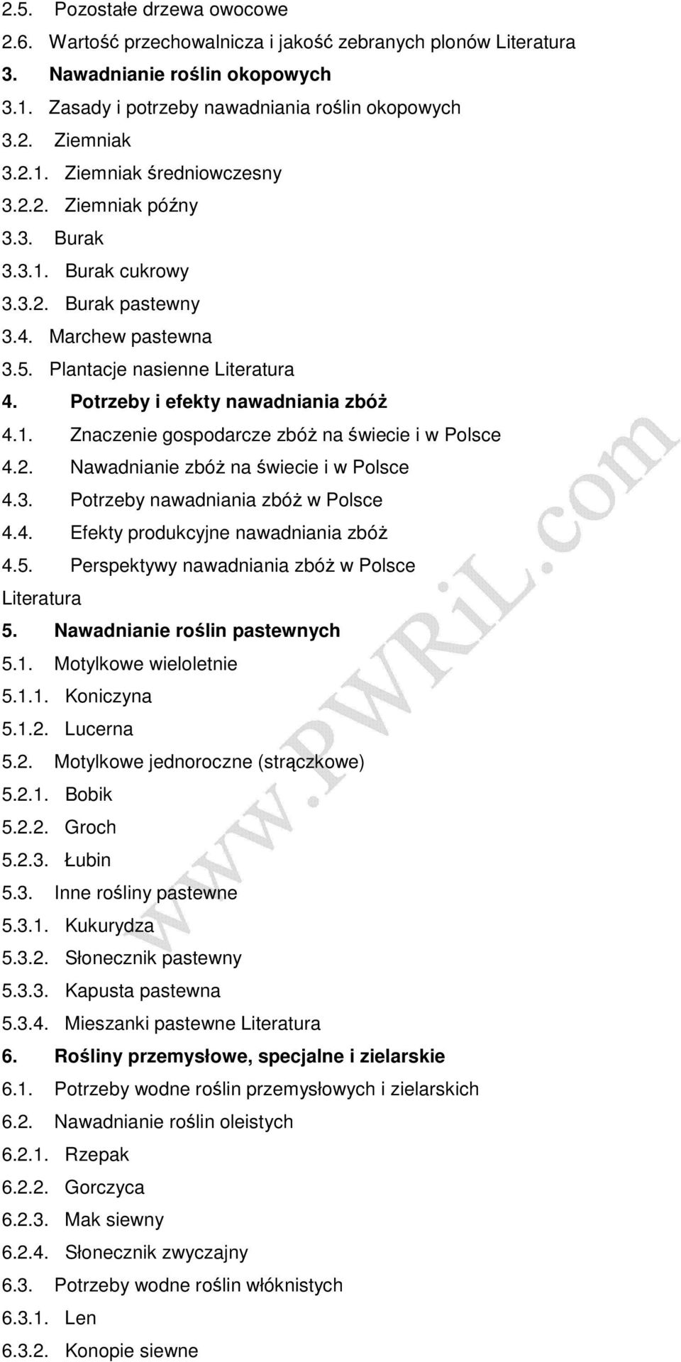 2. Nawadnianie zbóŝ na świecie i w Polsce 4.3. Potrzeby nawadniania zbóŝ w Polsce 4.4. Efekty produkcyjne nawadniania zbóŝ 4.5. Perspektywy nawadniania zbóŝ w Polsce 5.