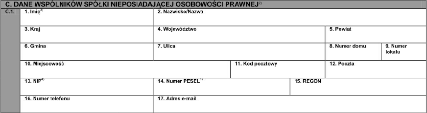 Wzór tytułu wykonawczego TRAKTOWANIE SMS JAKO ZBĘDNEGO DODATKU UTRUDNIAJĄCEGO PRACĘ BŁĘDNE KWALIFIKOWANIE ZDARZEŃ KOLEJOWYCH Część C Wypełnia się wyłącznie w przypadku, gdy zobowiązany wskazany w